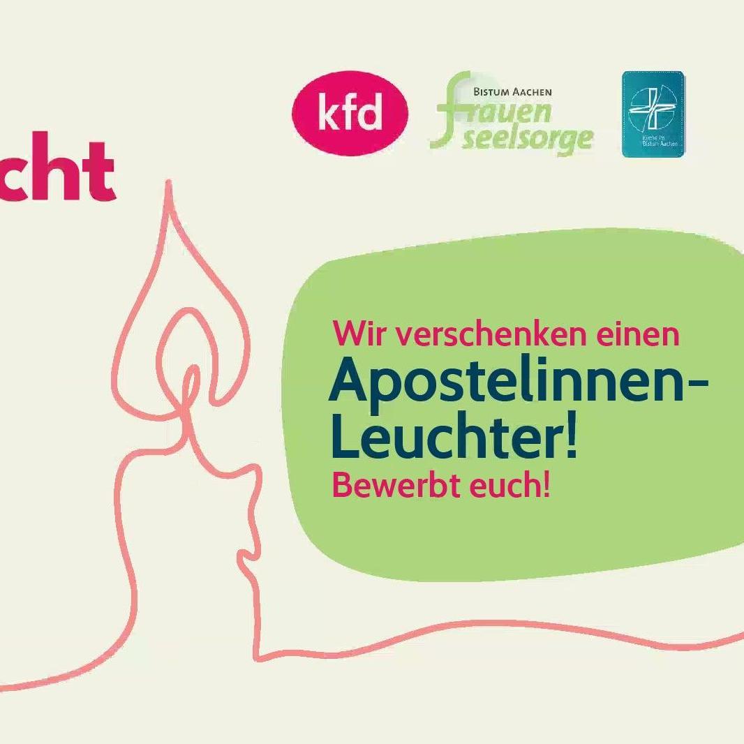 Flyer zum Apostelinnen-Leuchter