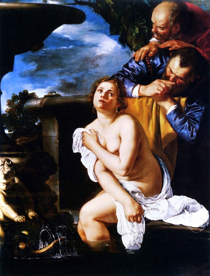 Artemisia Gentileschi: Susanna und die Ältesten (c) Von Artemisia Gentileschi - The Athenaeum: Home - info - pic, Gemeinfrei, https://commons.wikimedia.org/w/index.php?curid=6413756