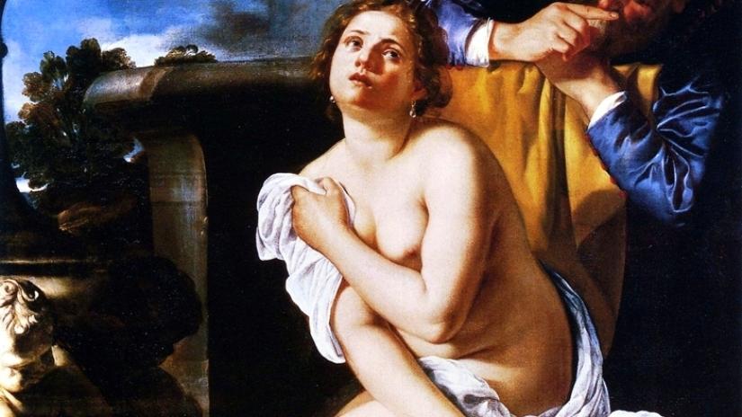 Artemisia Gentileschi: Susanna und die Ältesten (c) Von Artemisia Gentileschi - The Athenaeum: Home - info - pic, Gemeinfrei, https://commons.wikimedia.org/w/index.php?curid=6413756