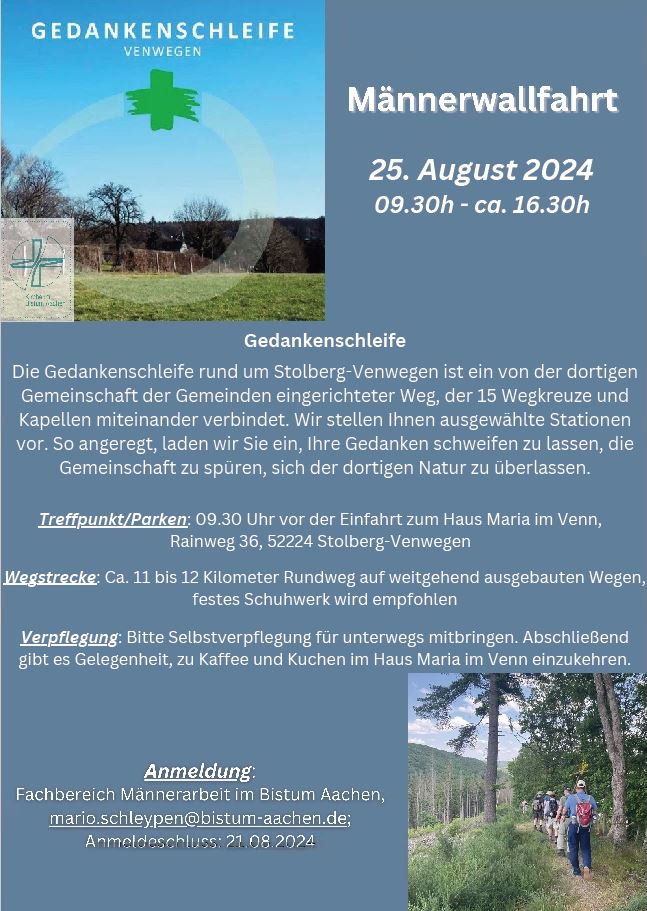 Flyer Männerwallfahrt 2024