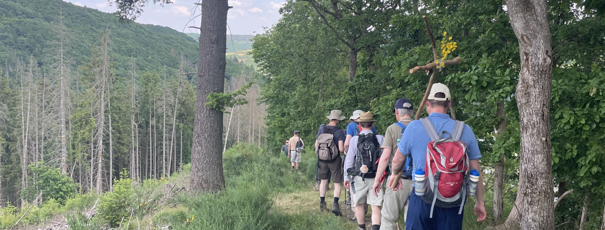 Männer auf dem Weg